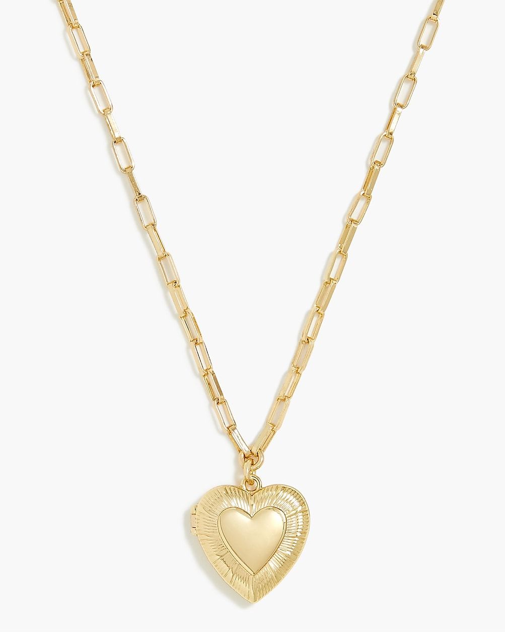 Heart locket necklace | J.Crew Factory