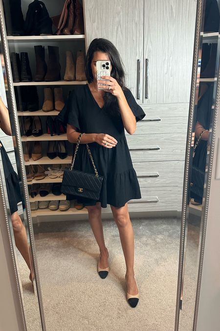 Cute dress for work (wearing an xs) and Chanel inspired block heels are both Amazon fashion finds! 

#LTKWorkwear #LTKFindsUnder100 #LTKFindsUnder50
