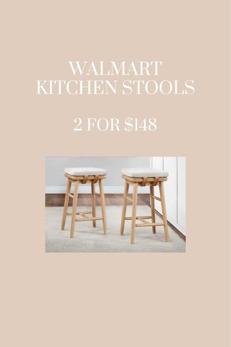 These kitchen stools from Walmart are so cute and I’ve heard great reviews! Affordable kitchen stools. 

#LTKhome