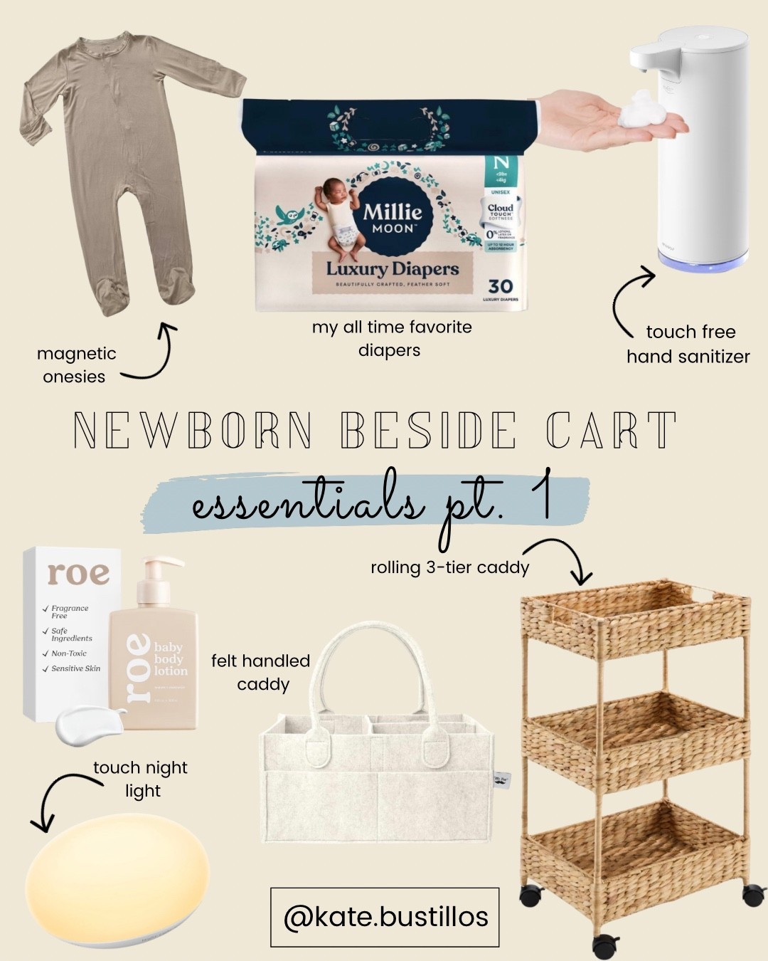 Starting with the basics for my Newborn Beside Cart Essentials for part 1! I live for my caddy! 

#LTKBaby #LTKBump #LTKmomlife