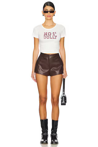 The Laundry Room No One's Dolly Baby Rib Tee in White from Revolve.com | Revolve Clothing (Global)