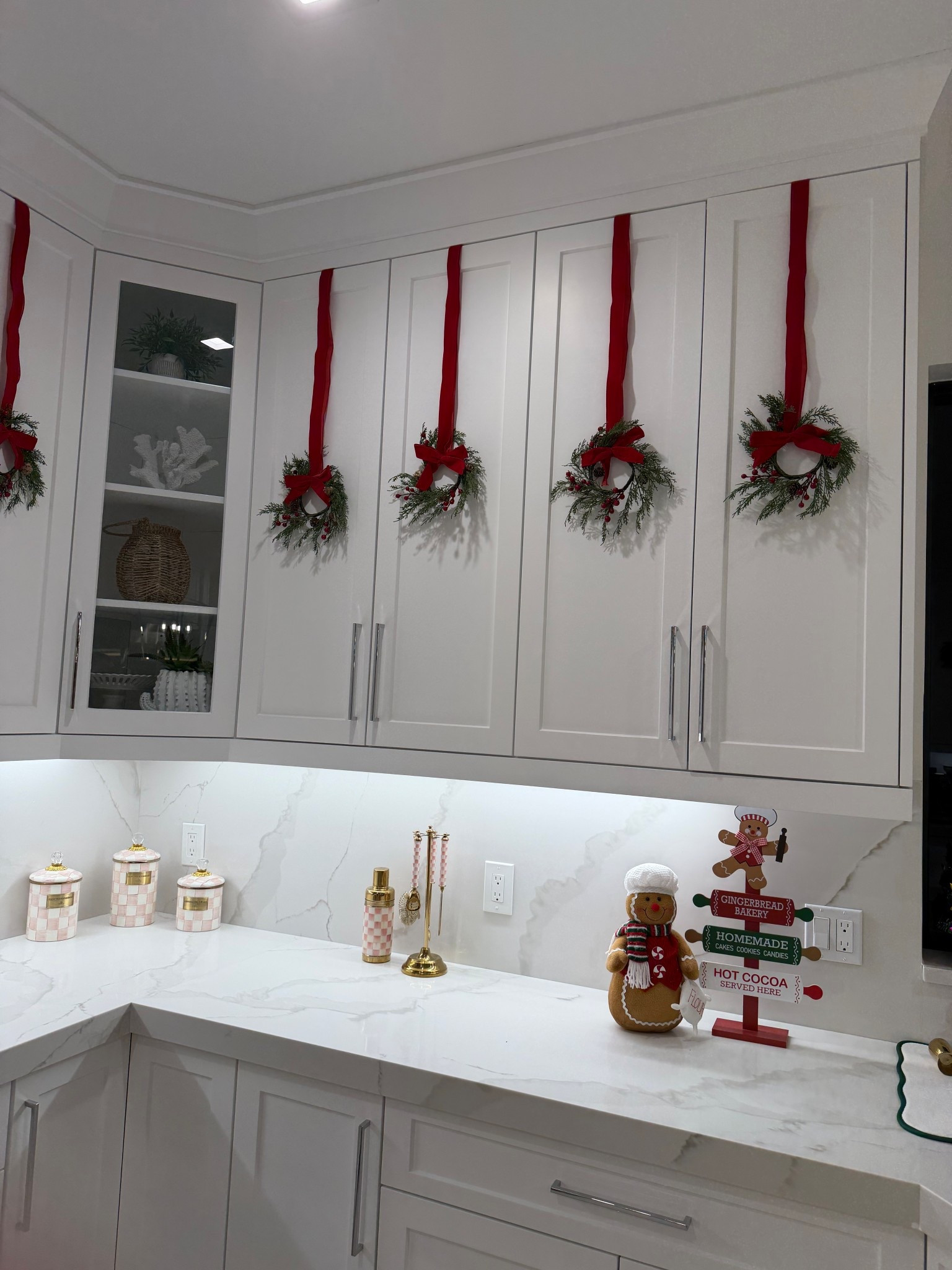 my christmas wreaths I hang in my kitchen! love them! 

#LTKHoliday #LTKSeasonal