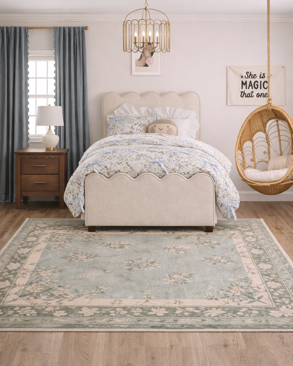 ✨Girl Bedroom✨
Blues and greens in a dreamy girls bedroom. 

#LTKHome #LTKmomlife #LTKKids