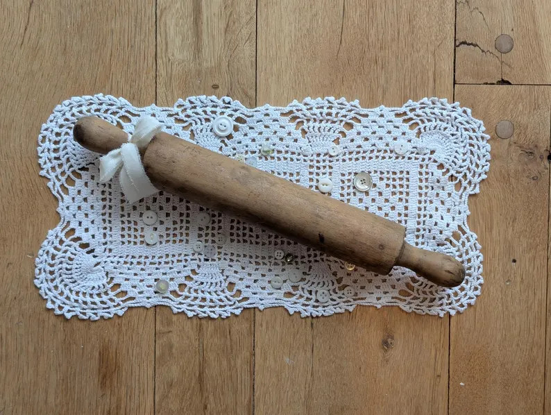 Antique One Piece Rolling Pin | Etsy (Global)