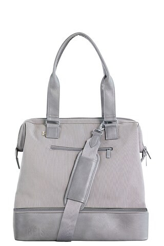 The Convertible Mini Weekend Bag in Beige | Revolve Clothing (Global)