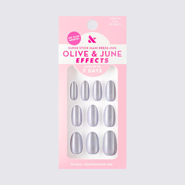 BP Velvet | Medium | Oval - Tab Press-On | Olive & June