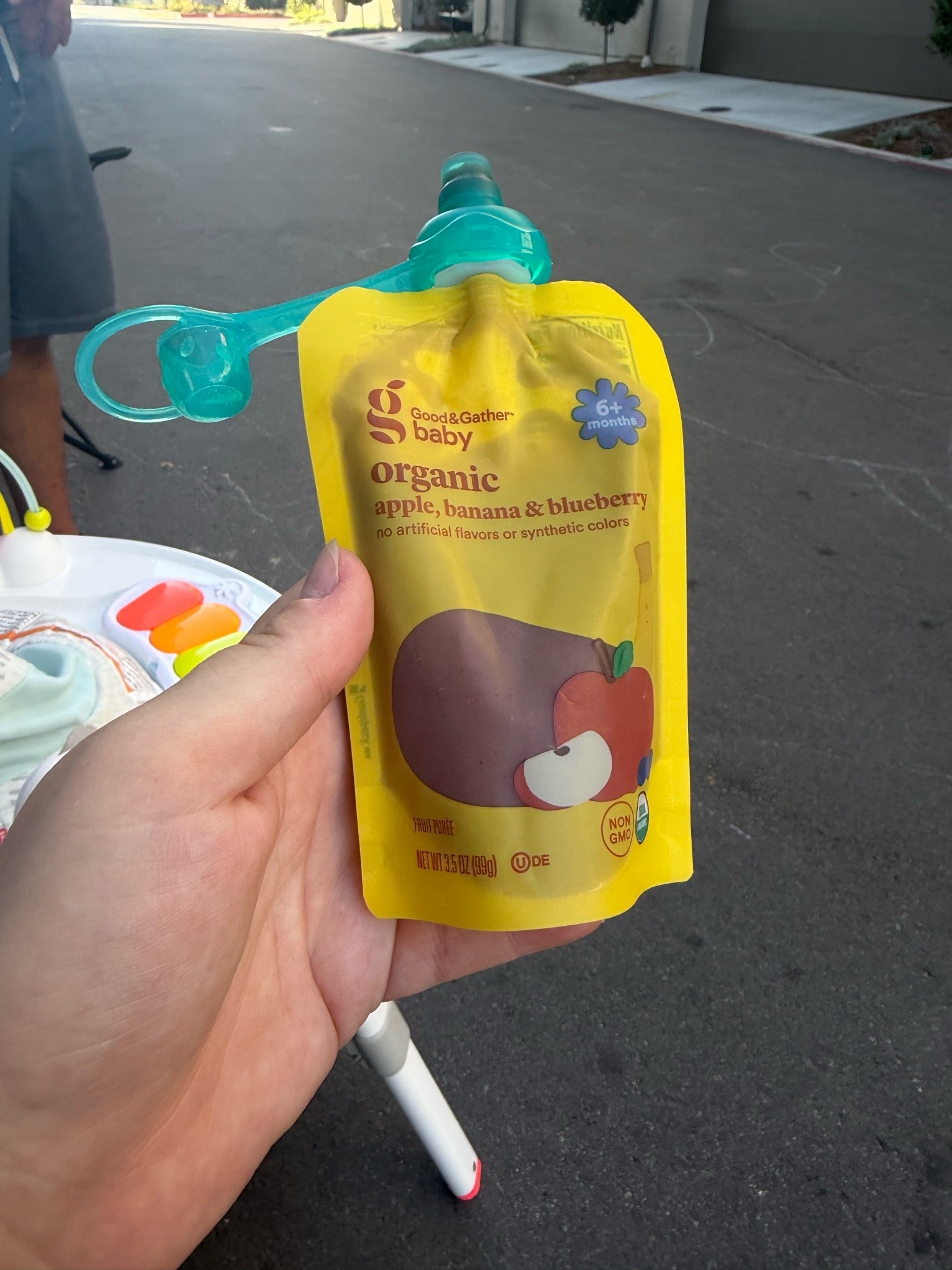 These have been SO helpful now that we’re doing more pouches! They go right on top of food pouches and make it easier for Ollie to feed himself without me worrying quite as much about him squeezing the entire thing everywhere 😂 Such a simple little feeding find, but one we’ve been getting a lot of use out of lately.

-

baby food pouch topper, ChooMee SoftSip, baby food pouch, reusable pouch topper, baby led weaning, starting solids, self feeding baby, baby feeding essentials, feeding accessories, baby meal essentials, 9 month old baby, baby finds, first time mom finds

#LTKBaby #LTKmomlife #LTKKids