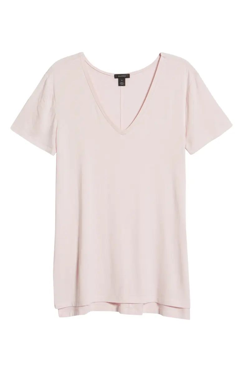 V-Neck Tunic T-Shirt | Nordstrom