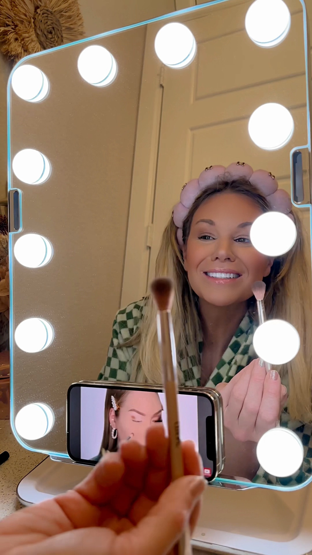 This mirror can do all the things!!! First of all the lighting is incredible and it has different levels of light. It can charge your phone while you’re watching a makeup tutorial. It has a built-in fan to dry your make up and it has a fan underneath to dry your nails. Not to mention it has a tray at the bottom that you can put stuff in plus a removable magnifying mirror! Get it fast this would be the greatest Christmas gift!!! I linked all of my favorite Christmas gift idea ideas