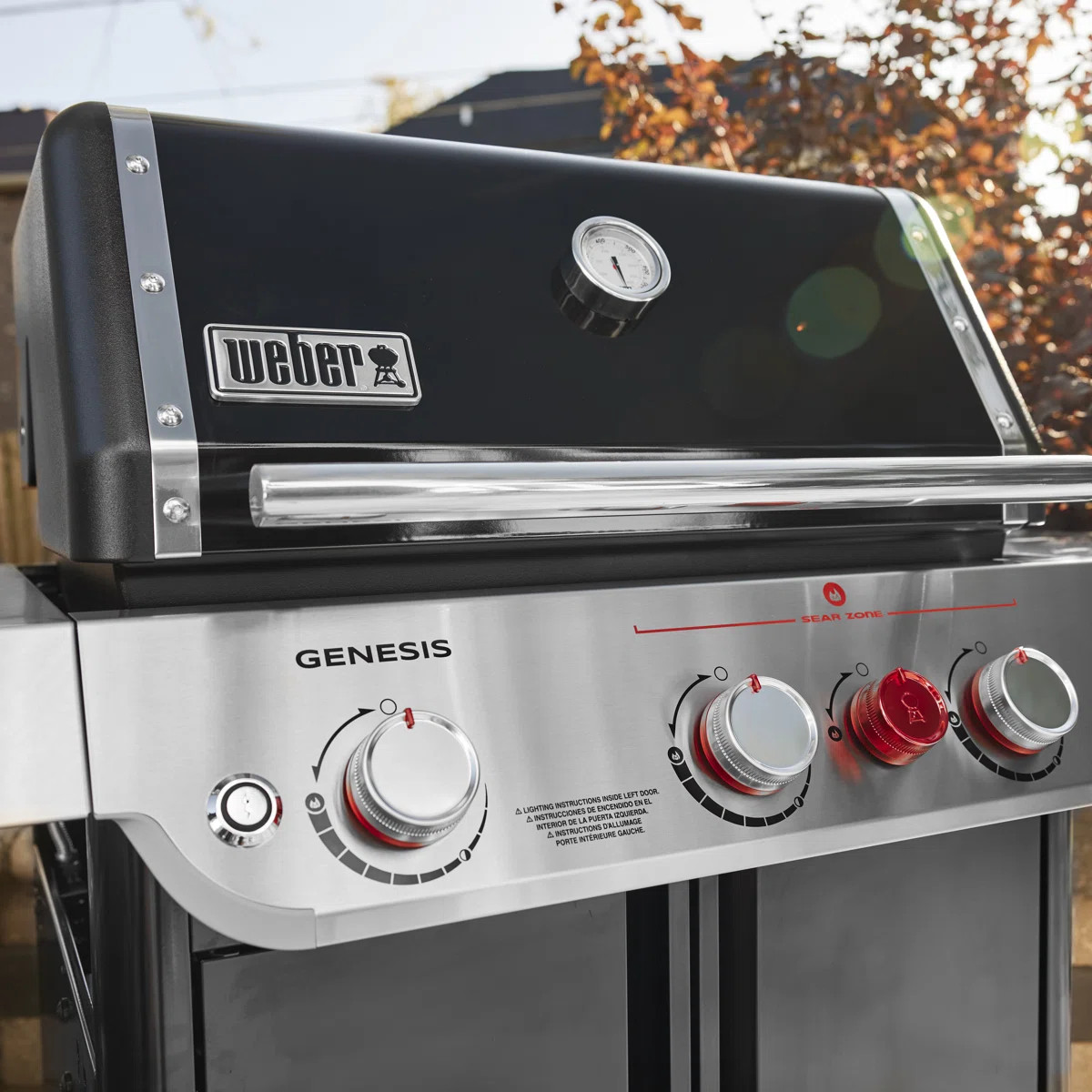 Weber Genesis E-325 Gas Grill Liquid Propane Black | Wayfair North America