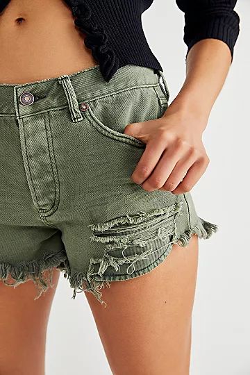 Loving Good Vibrations Cutoffs | Free People (Global - UK&FR Excluded)