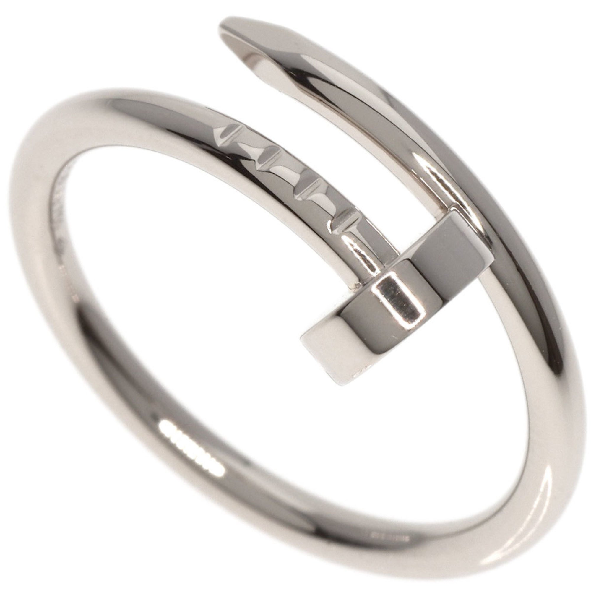 Pre-Owned Cartier Juste un Clou Small #48 Ring, K18 White Gold, Women's (Good) | Walmart (US)