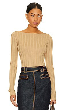 x Marianna Kayce Long Sleeve Rib Top
                    
                    L'Academie | Revolve Clothing (Global)