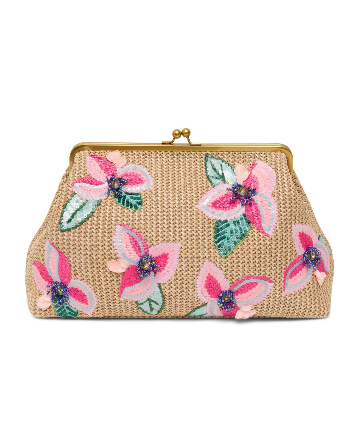 American Leather Co. Women's Grace Oversized Novelty Clutch - Medium Pink 665 | Macy's