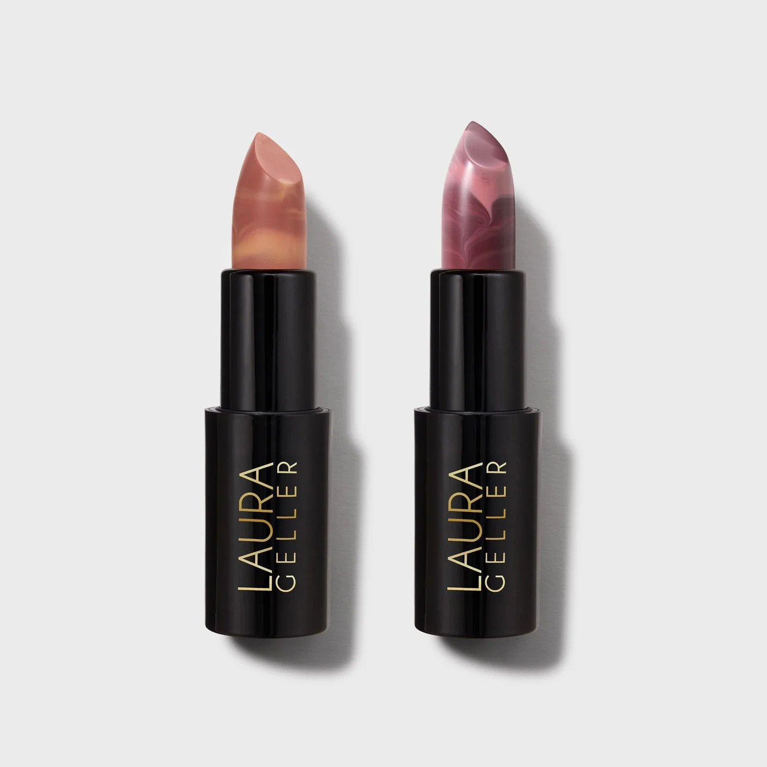 Italian Marble Lipstick Duo: Berry Banana & Rosé Macaron | Laura Geller