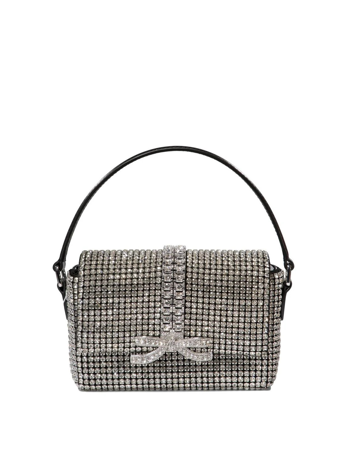 Self-Portrait Women's Chainmail Shoulder Bag in Silver | PF24 Color 311S Color SILSILVER | LOZURI