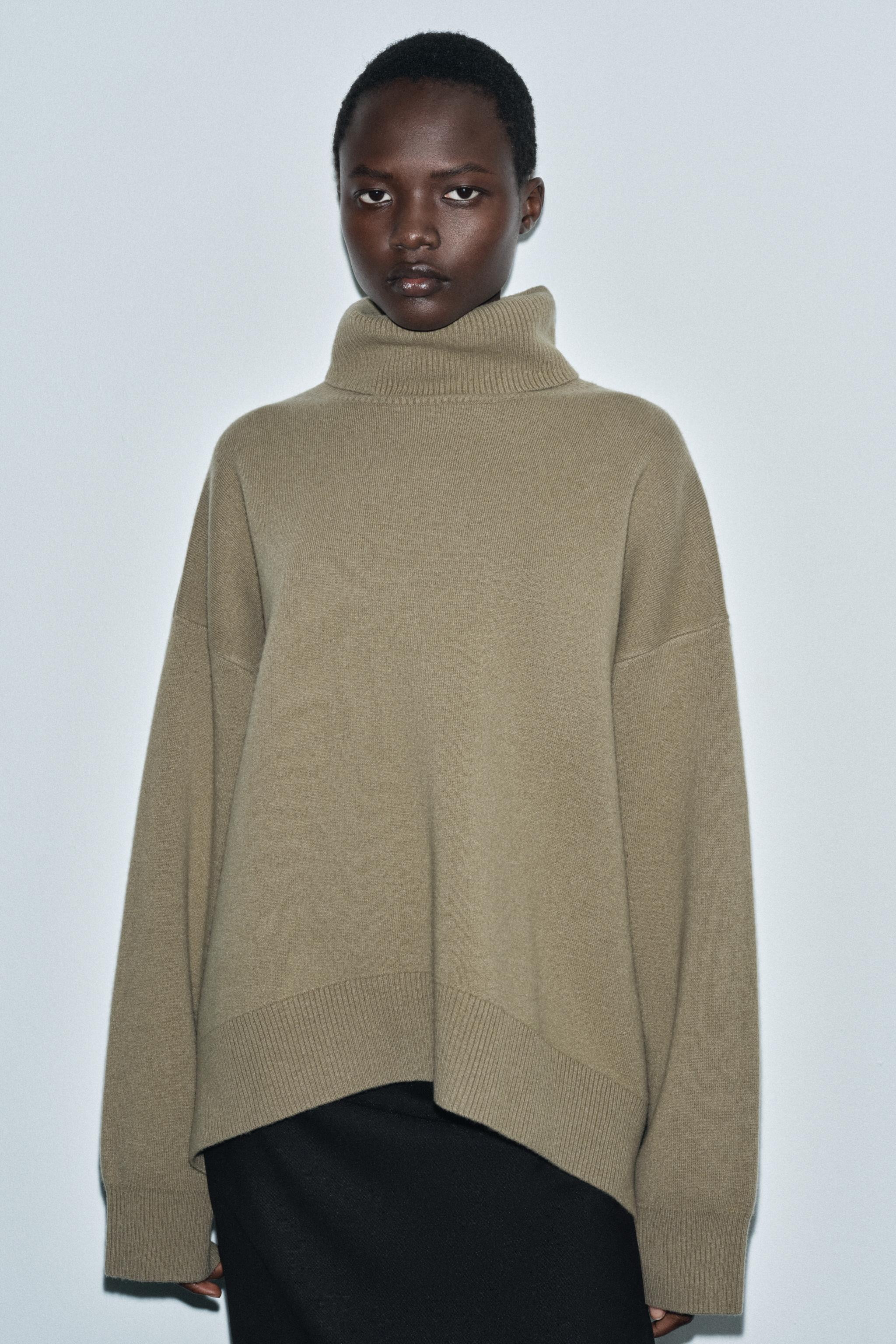 95% WOOL OVERSIZE JUMPER | Zara UK
