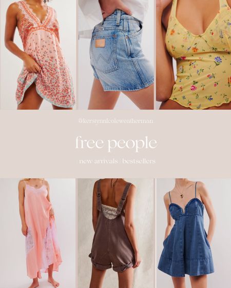 Free people new spring arrivals | items I would buy for a trip, summer & spring, or just everyday wear! 

The cutest sun dresses, slips, & maxis! 
These dresses could be perfect for a wedding guest dress, family photos! Etc. 

#LTKxMadewell #LTKU #LTKstyletip
