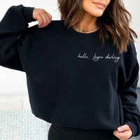 Hello Feyre Darling Acotar Acomaf Sweatshirt, Bookish Reader Gifts | Etsy (US)
