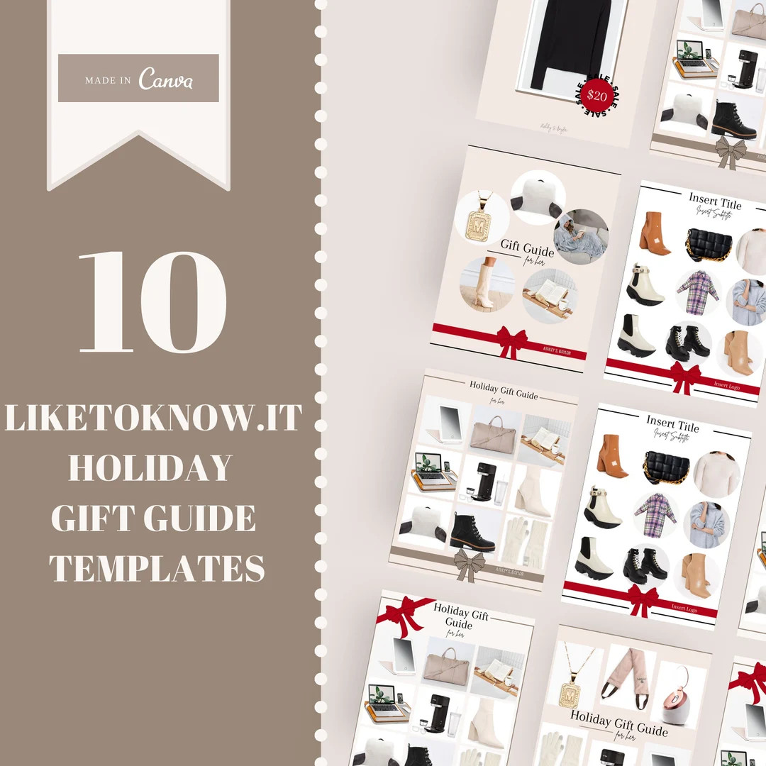 10 Blogger/influencer Holiday Liketoknow.it Customizable Canva - Etsy | Etsy (US)