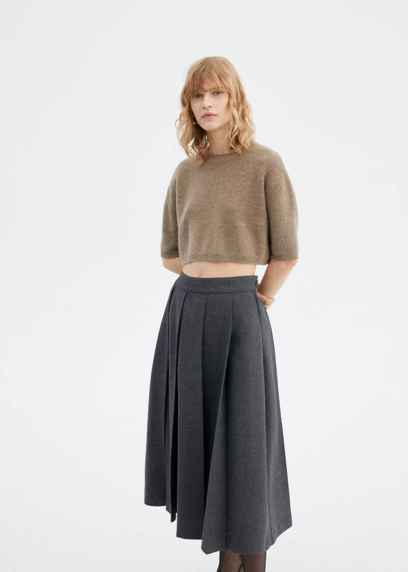 Plank midi-skirt -  Women | Mango USA | MANGO (US)