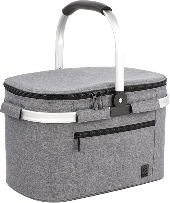 ALLCAMP Insulated Cooler Bag Portable Collapsible Picnic Basket Cooler with Sewn in Frame (Medium... | Amazon (US)