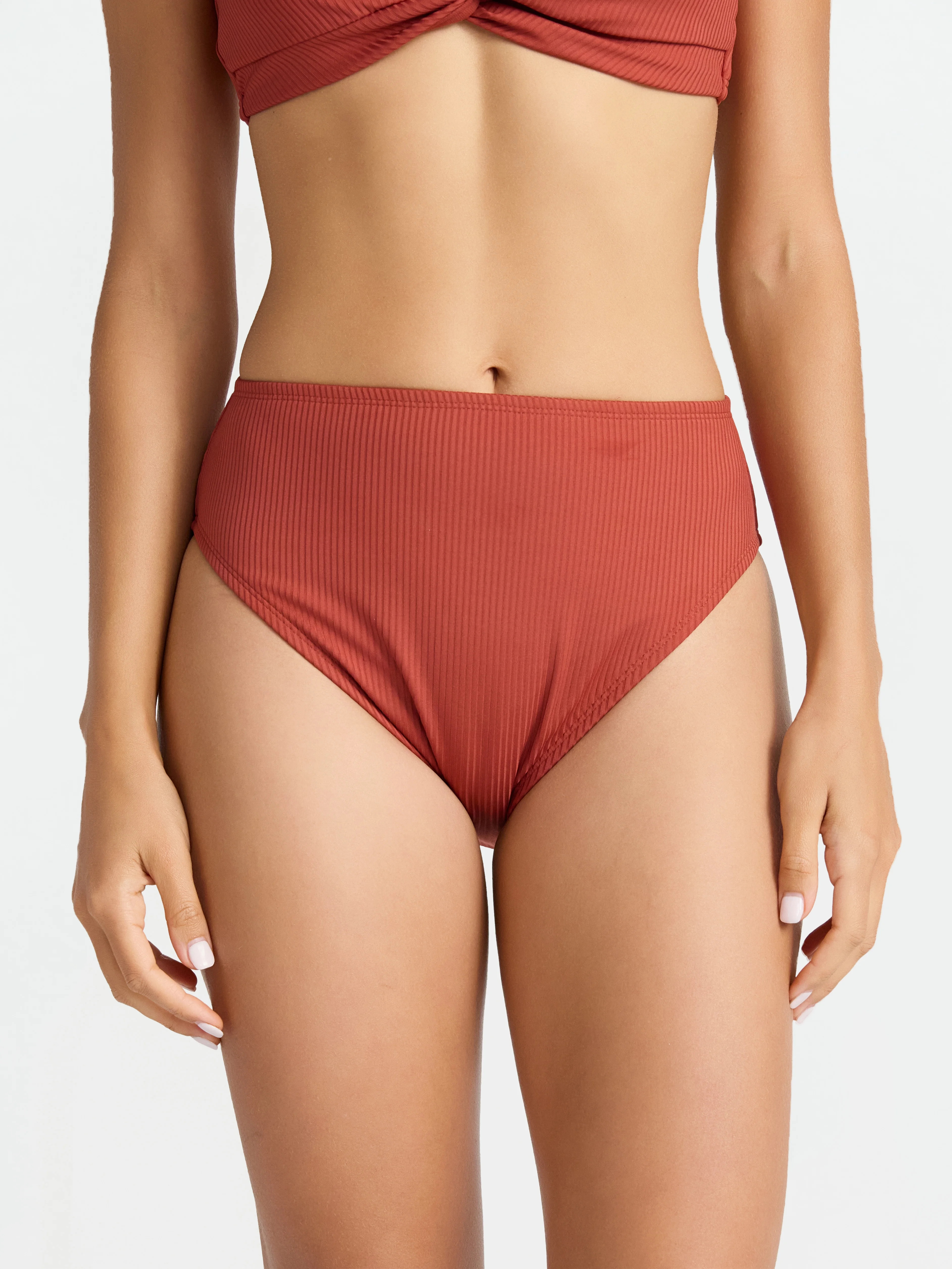 Time and Tru Women’s and Women's Plus Hi Cut High Rise Bikini Bottoms, Sizes XS-2X | Walmart (US)