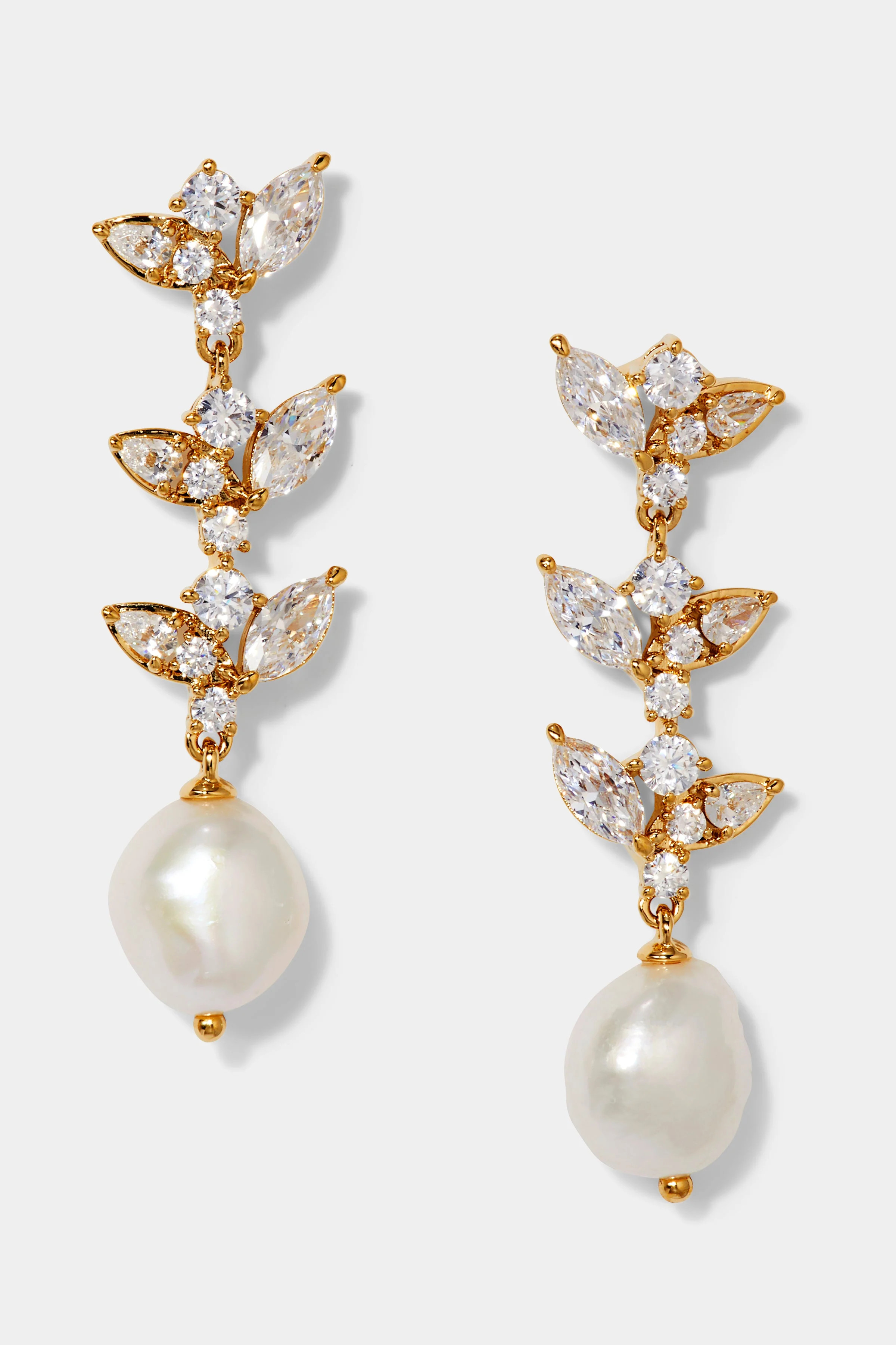 RAVISH LINEAR DROP EARRINGS | NADRI