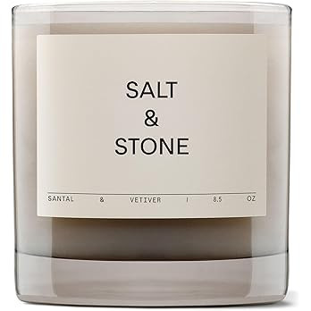 SALT & STONE Scented Candle for Women & Men | Hand-Poured, Aromatic & Fragrant | Made with Natura... | Amazon (US)