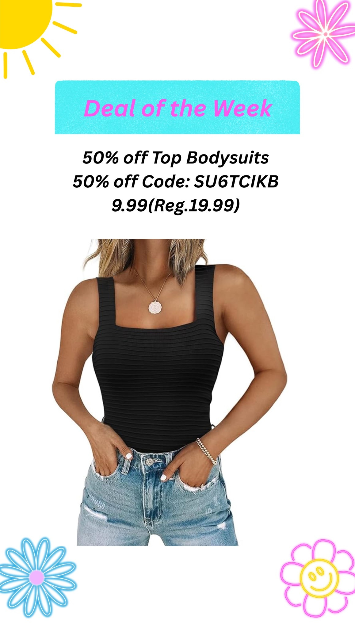 Amazon Womens Body Suits Sleeveless Tank Top Bodysuits Square Neck Ribbed Knit Summer Slimming Thong Bodysuit ribbed knit fabric, women's bodysuit is soft, skin-friendly, breathable, and stretchy to wear, ensuring maximum comfort during hot summer days 

#LTKSaleAlert #LTKStyleTip #LTKSummerEdit