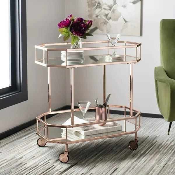 Beaminster Metal Bar Cart | Wayfair North America