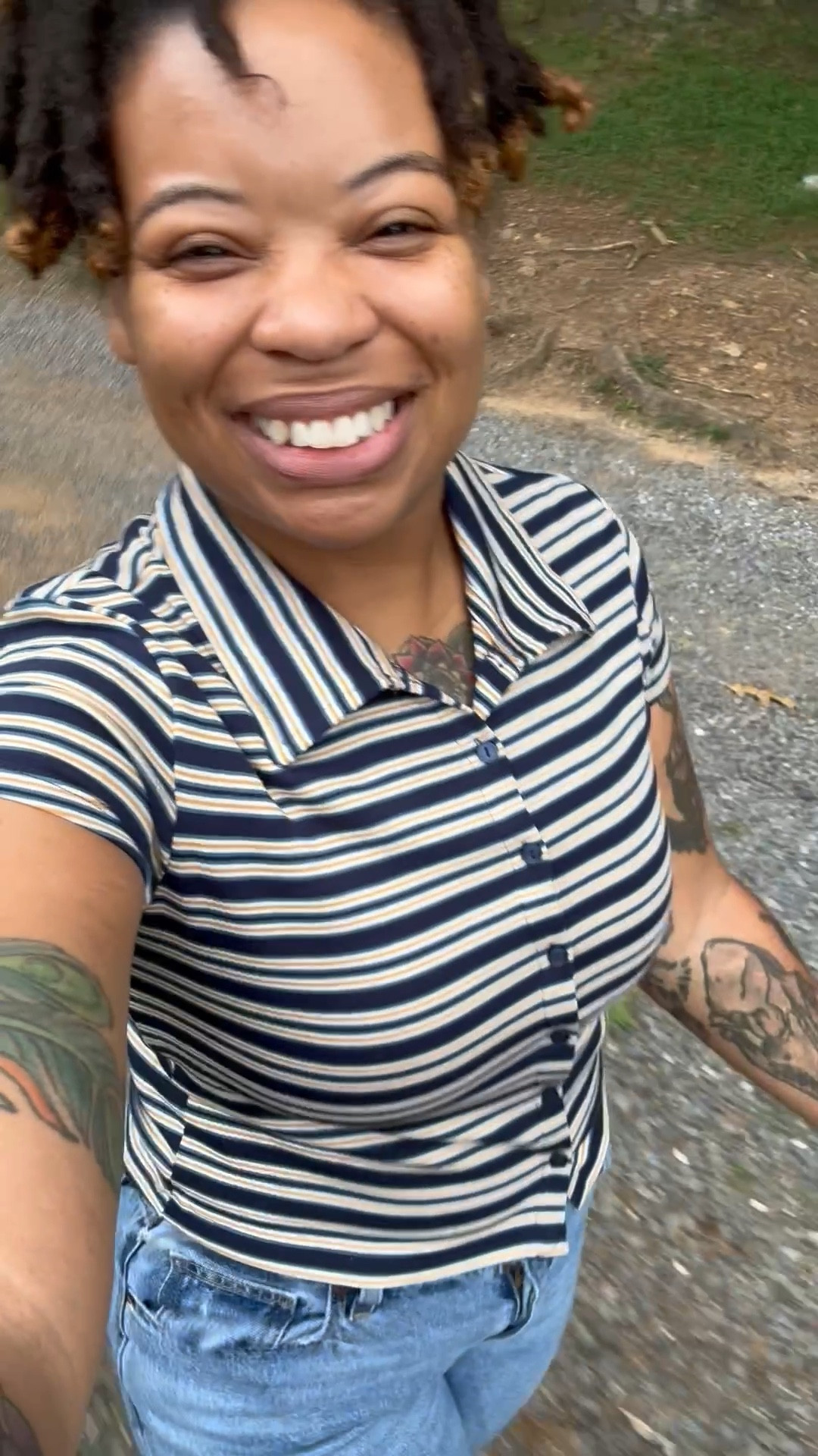 I’m such a sucker for stripes lately! Loving the buttons, collar, and cropped length of this top—bonus that it’s super affordable, too! Walmart has really been on point lately!

#LTKFindsUnder50 #LTKMidsize