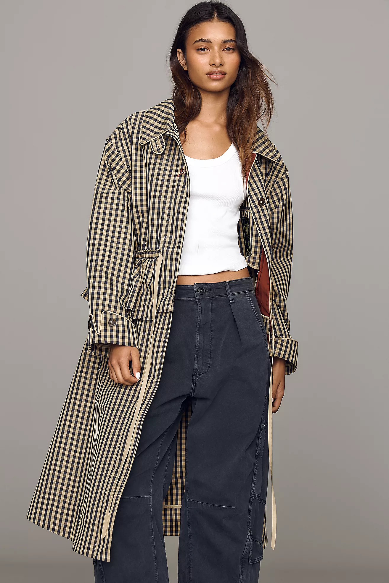 Damson Madder Myrtle Trench Coat | Anthropologie (US)