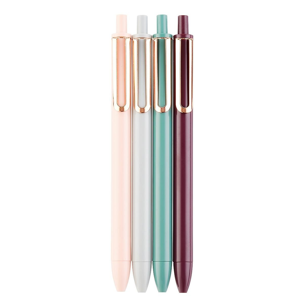 Poppin Jewel-Tone Retractable Luxe Gel Pens | The Container Store