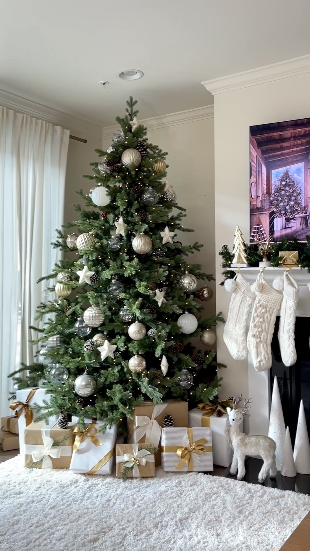 We are so in love with our @FraserHillFarm Foxtail Pine Christmas Tree 🌲 we have the 9ft with Clear Smart string Lighting. It’s super easy to set up and I love that job don’t have to connect the cords :)  It’s currently on sale and you can get 20% off your first purchase with the code WELCOME20. #FraserHillFarm #ChristmasTree Green Christmas Tree 

#LTKCyberweek #LTKSeasonal #LTKHoliday