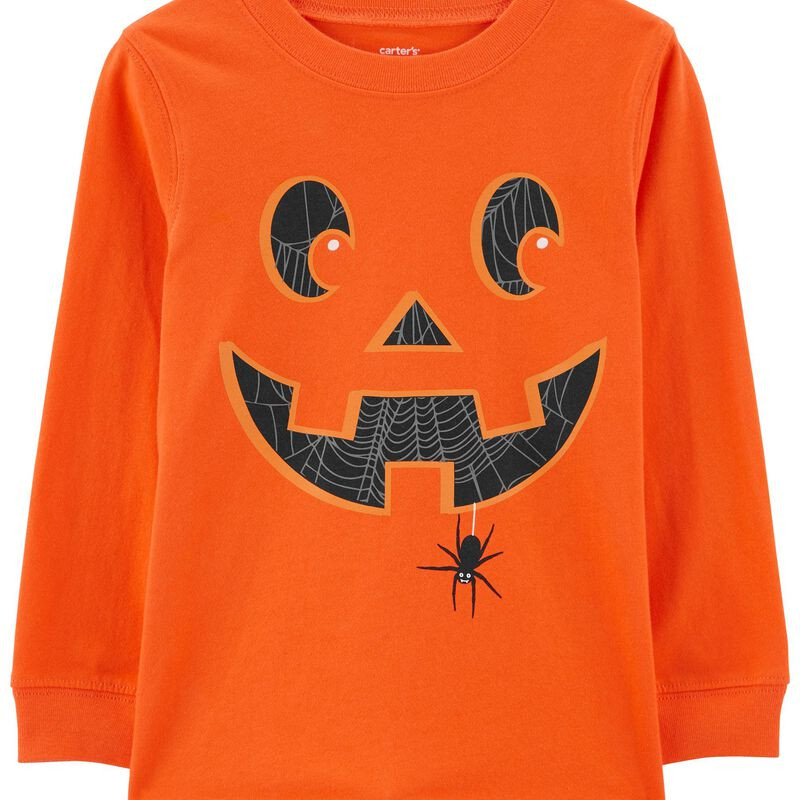 Glow Halloween Jack-O-Lantern Jersey Tee | Carter's