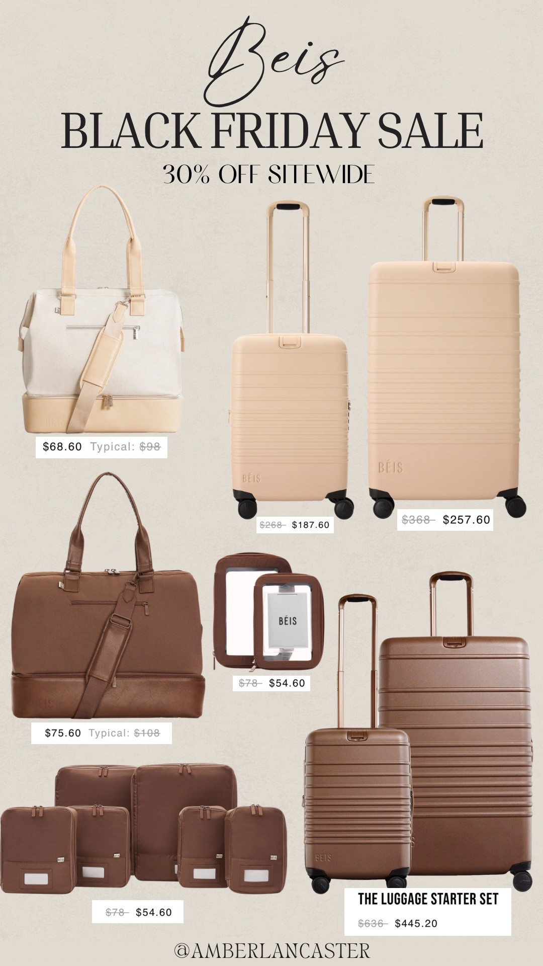 Beis Black Friday sale!! 30% off everything! 🤎 | 
beis, beis travel, beis luggage, beis weekender, beis carryon, beis maple, beis black friday sale, beis sale, black friday deals, black friday sale, sale alert, gift guide, gift ideas, travel set, travel gift guide. 

#LTKCyberWeek #LTKTravel #LTKSaleAlert