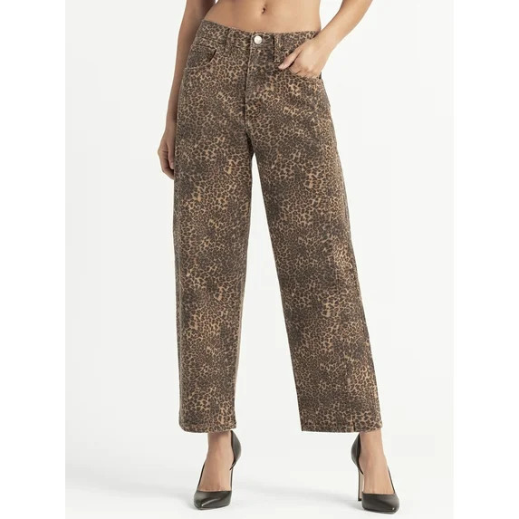 Jessica Simpson Women's and Women's Plus Myrtle Barrel Leg Jeans, Sizes 2-24W - Walmart.com | Walmart (US)