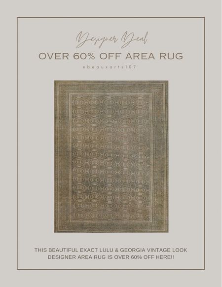 This gorgeous Erin Gates area rug is over 60% off here for an incredible deal!! Only $250 here vs. $676 on Lulu & Georgia for an 8x10’! 

#LTKhome #LTKsalealert #LTKstyletip