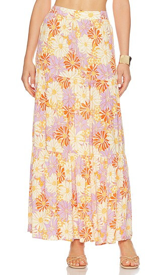 Bondi Skirt in Wavy Daisy | Revolve Clothing (Global)