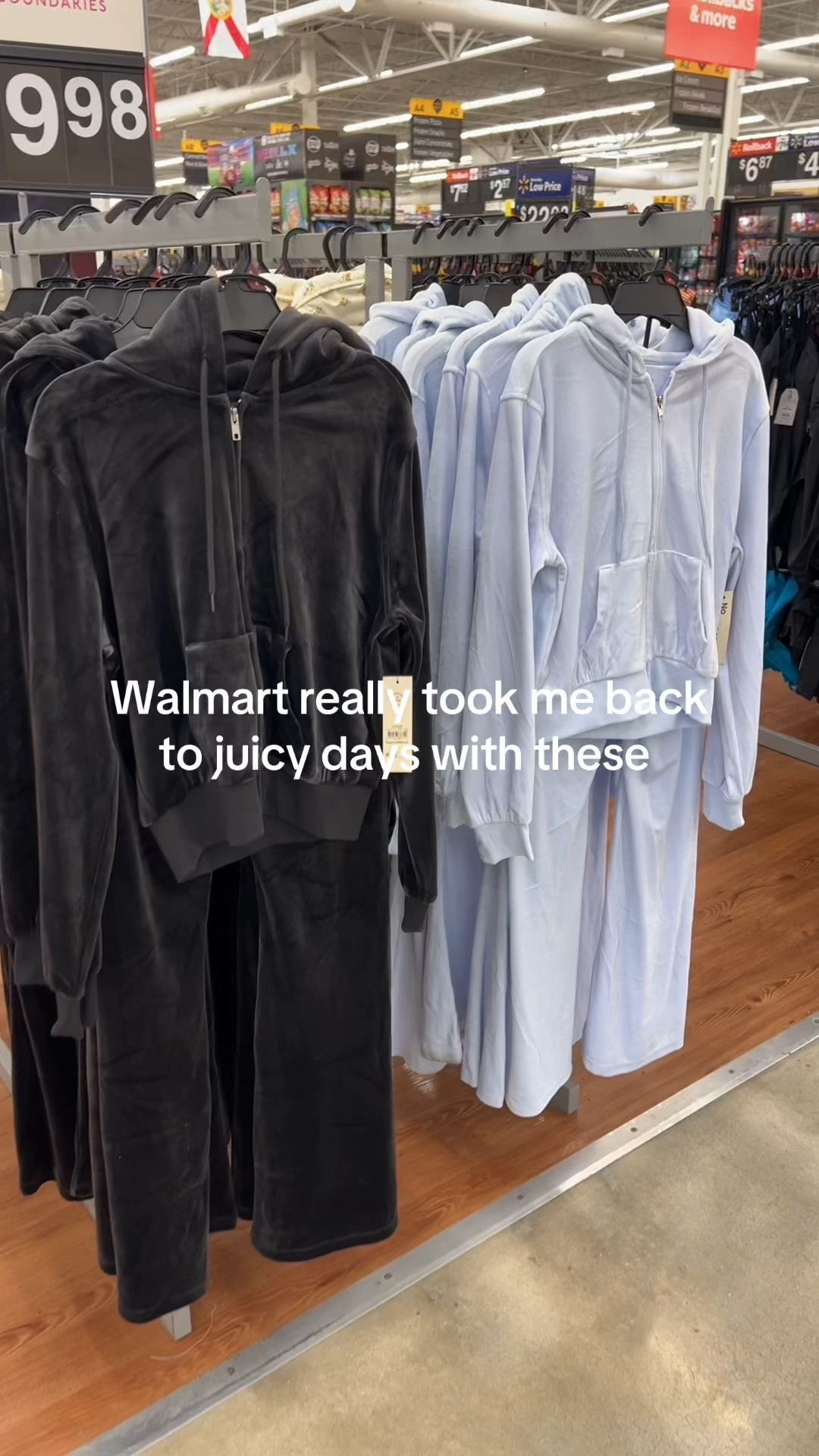 Walmart set that’s giving 2000s juicy couture vibes 