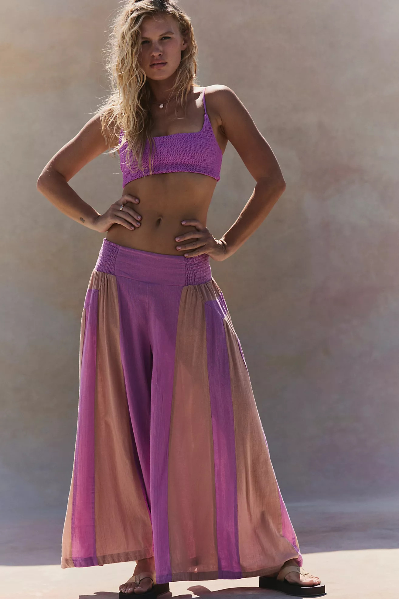 Liora Cotton Wide-Leg Pants | Free People (Global - UK&FR Excluded)