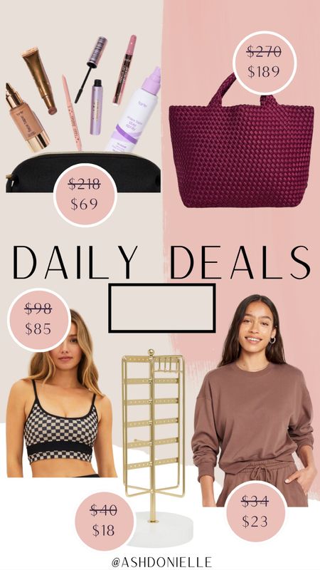 Daily deals - daily discounts - target sales - summer activewear - designer tote bag on sale - tarte makeup sale - Nordstrom sale finds 

#LTKStyleTip #LTKBeauty #LTKSaleAlert