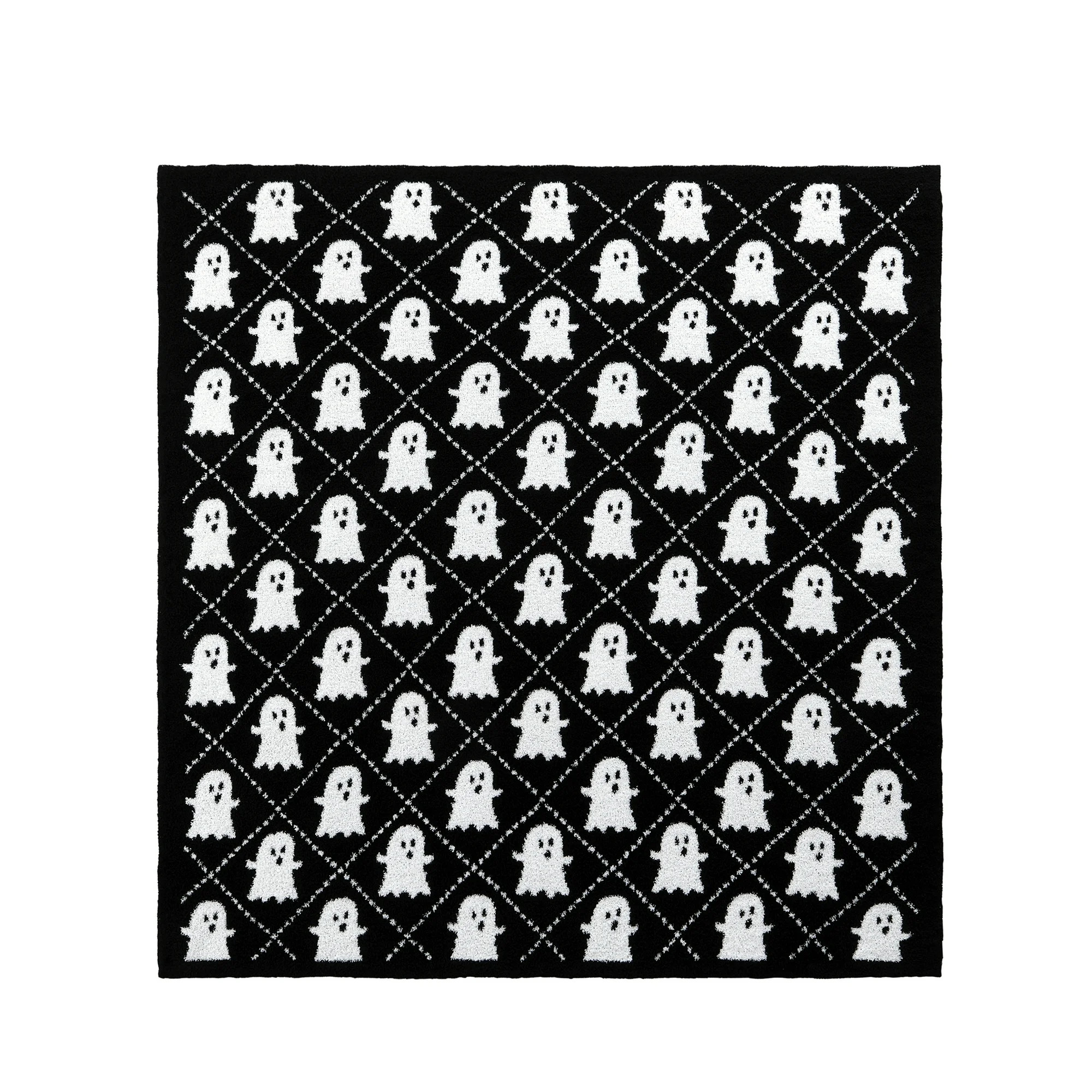 My Texas House Black/White Cozy Knit Ghost Throw, 50" x 60" | Walmart (US)