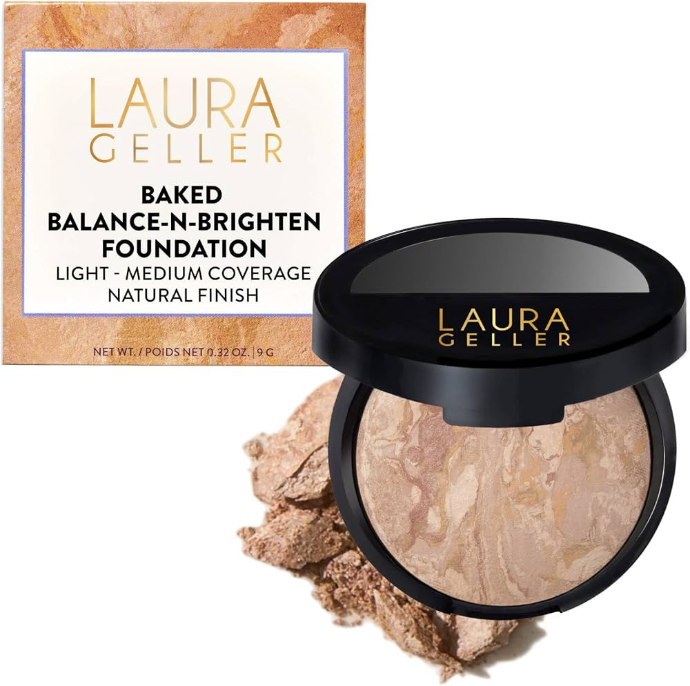 LAURA GELLER NEW YORK Award-Winning Baked Balance-n-Brighten Color Correcting Powder Foundation \... | Amazon (US)