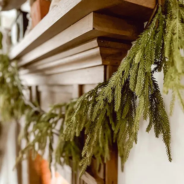 Real Touch Pine Garland | Antique Farm House