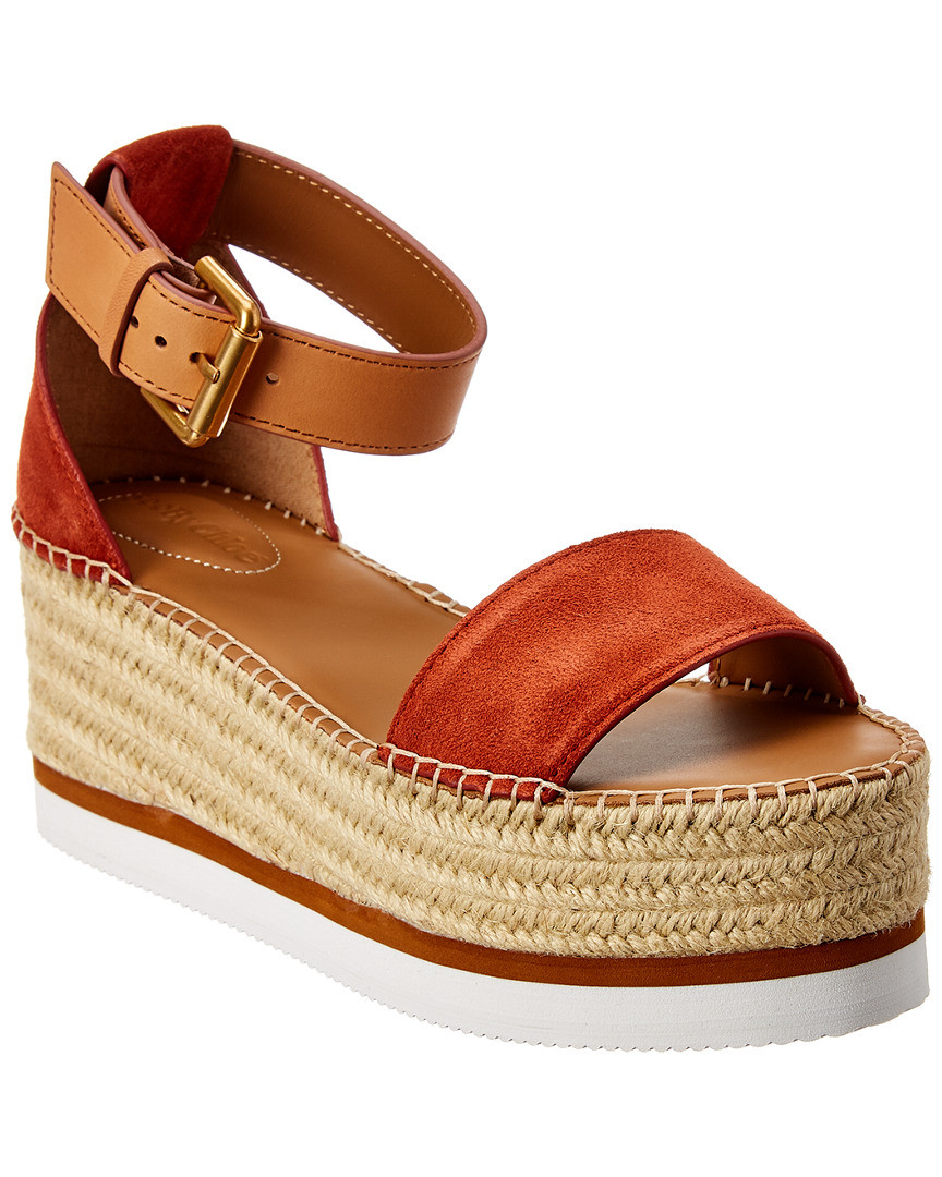 See by Chloe Suede Wedge Sandal | Gilt
