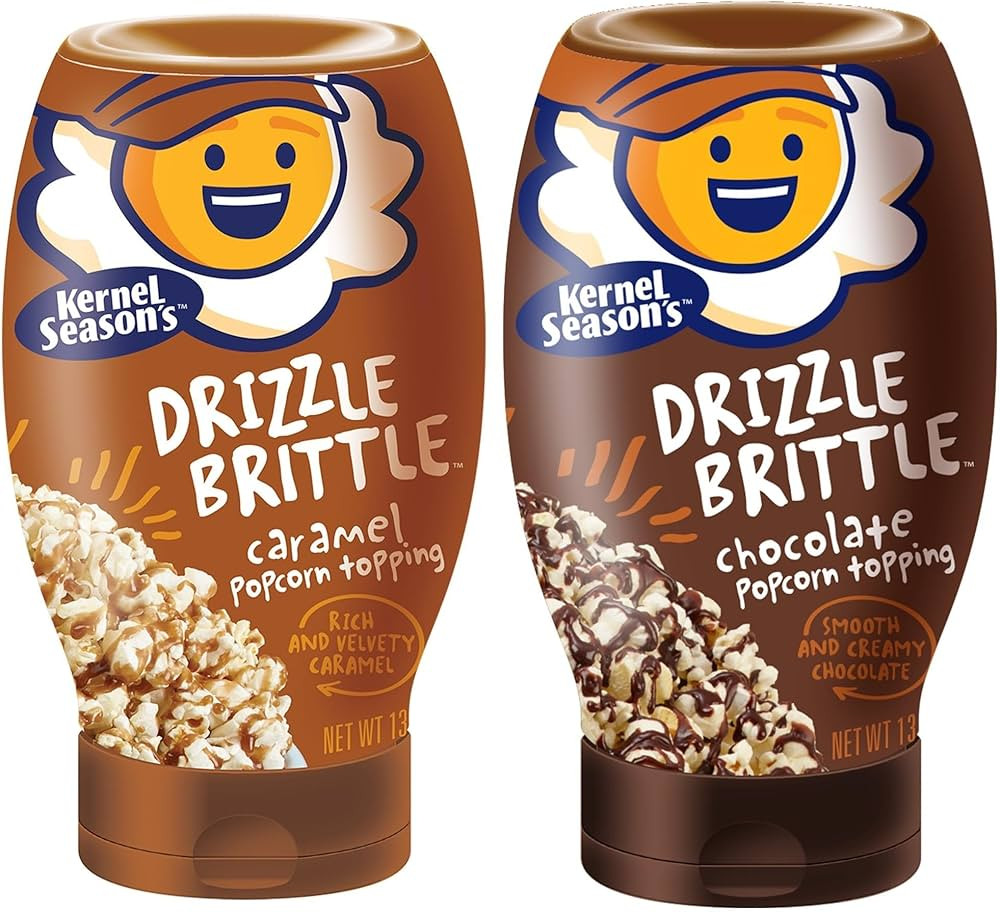 Kernel Season's Drizzle Brittle, Popcorn Topping, Variety Pack, 13.1 Ounce (Pack of 2) | Amazon (US)