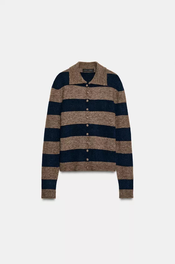 STRIPED CARDIGAN | Zara UK