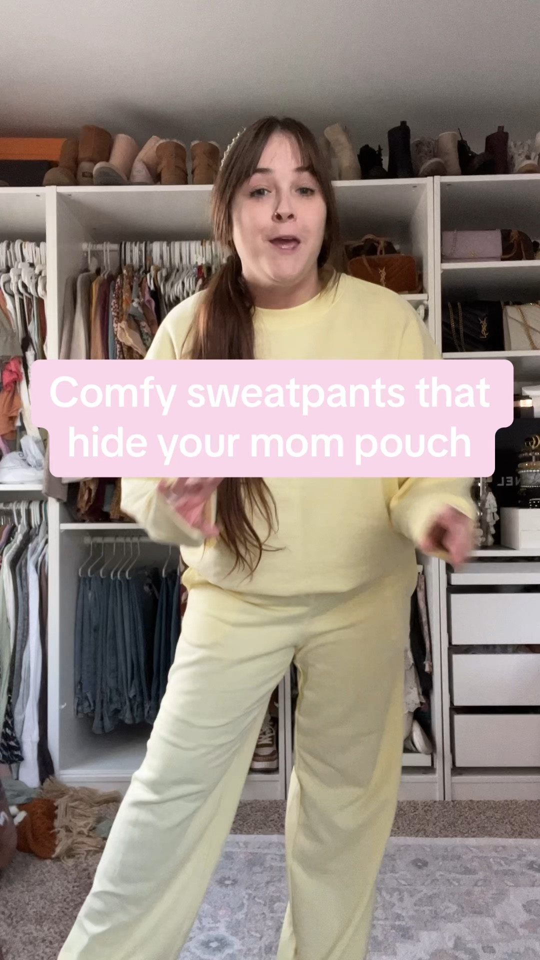 Amazing wild fable sweatpants from target! I’m wearing medium. I’d say size down if in between sizes. I normally wear a large in loungewear 

#LTKmidsize #LTKVideo #LTKSeasonal